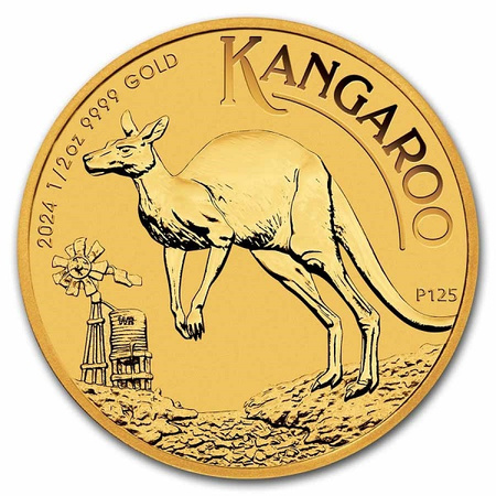 Złota Moneta Australijski Kangur