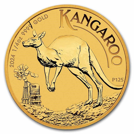 Złota Moneta Australijski Kangur